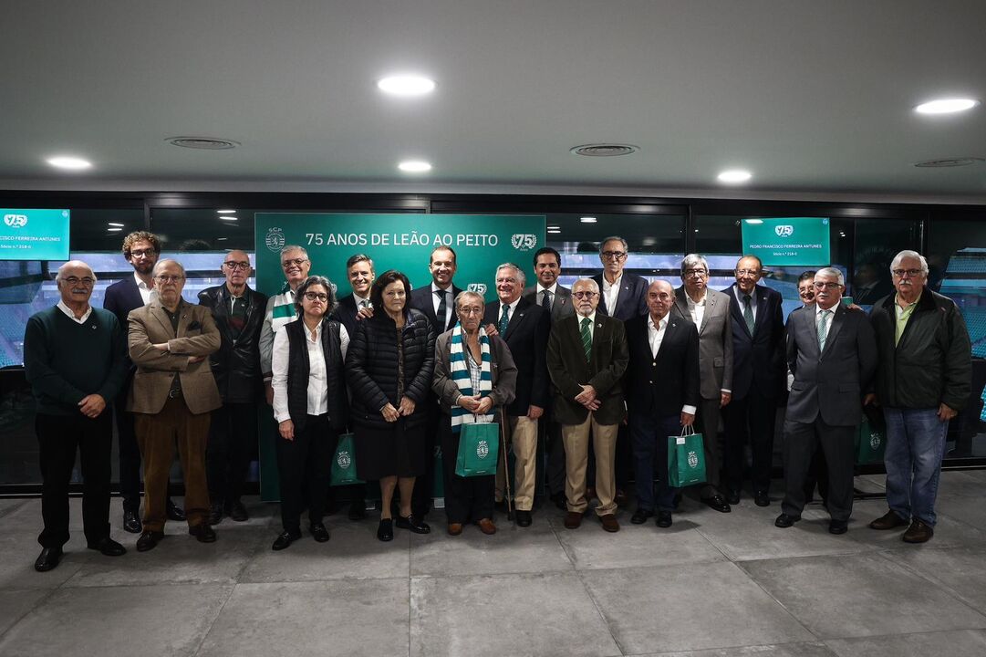 Sporting homenageia sócios com 75 anos de filiação