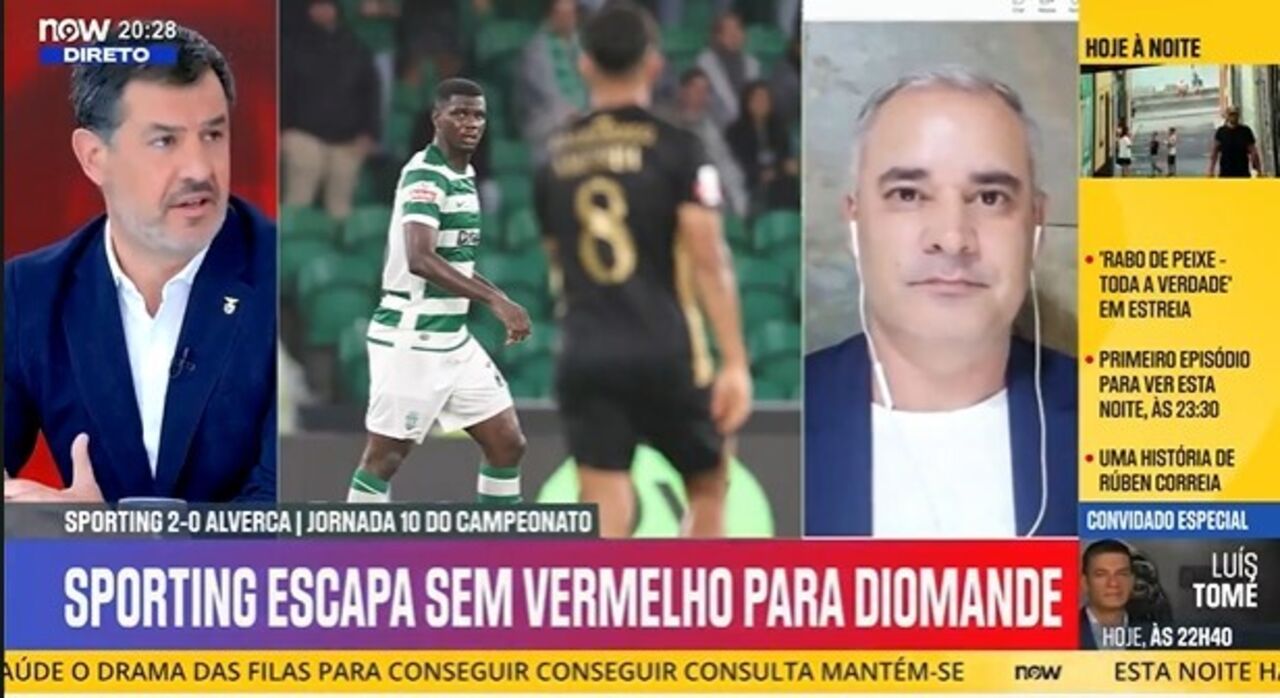 José Gandarez e o lance de Diomande no Sporting-Alverca: «Uma