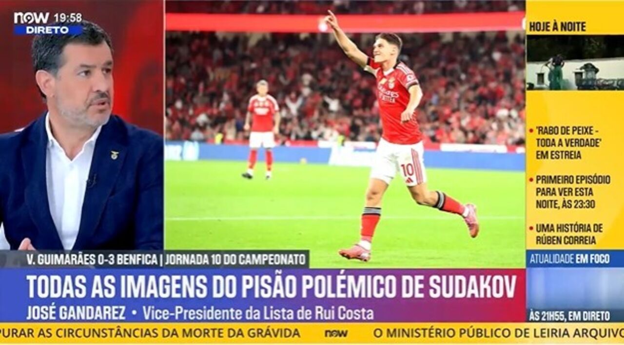 Gandarez compara pisão de Sudakov com vermelho a Blanco no V