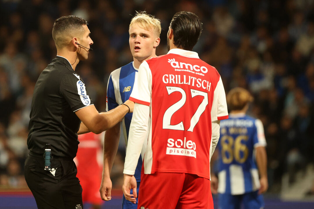 Fábio Veríssimo arbitrou FC Porto-Sp. Braga