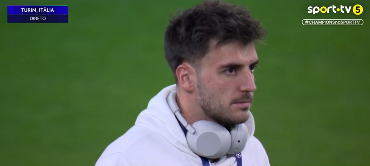 Ioannidis no relvado do Juventus Stadium