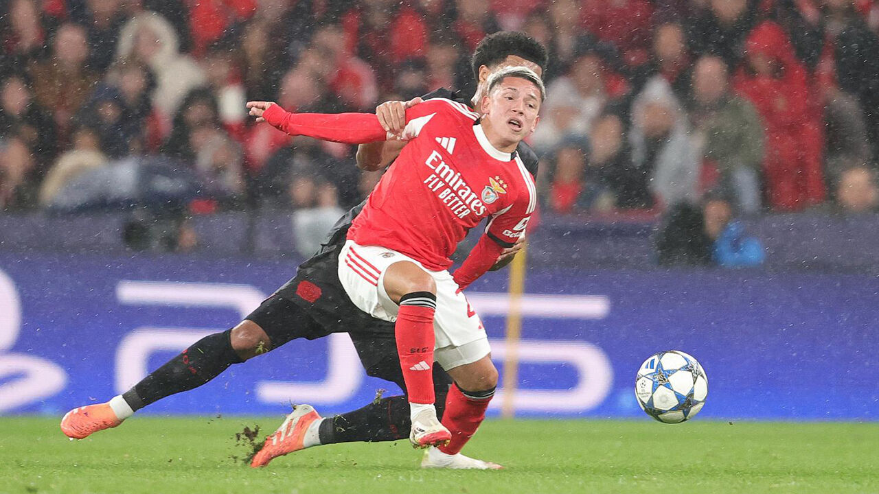 Benfica perde apesar do domínio estatístico frente ao Bayer Leverkusen, na Champions