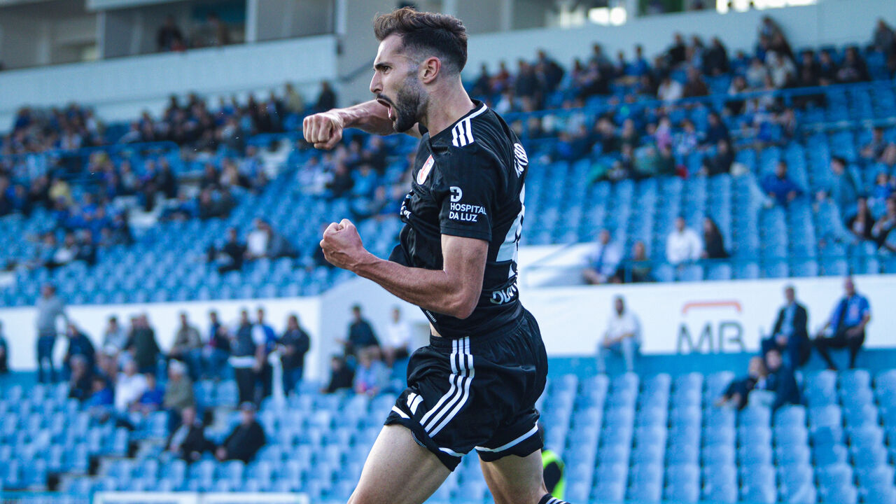 Tomás festejou em casa do Belenenses, clube onde fez a formação