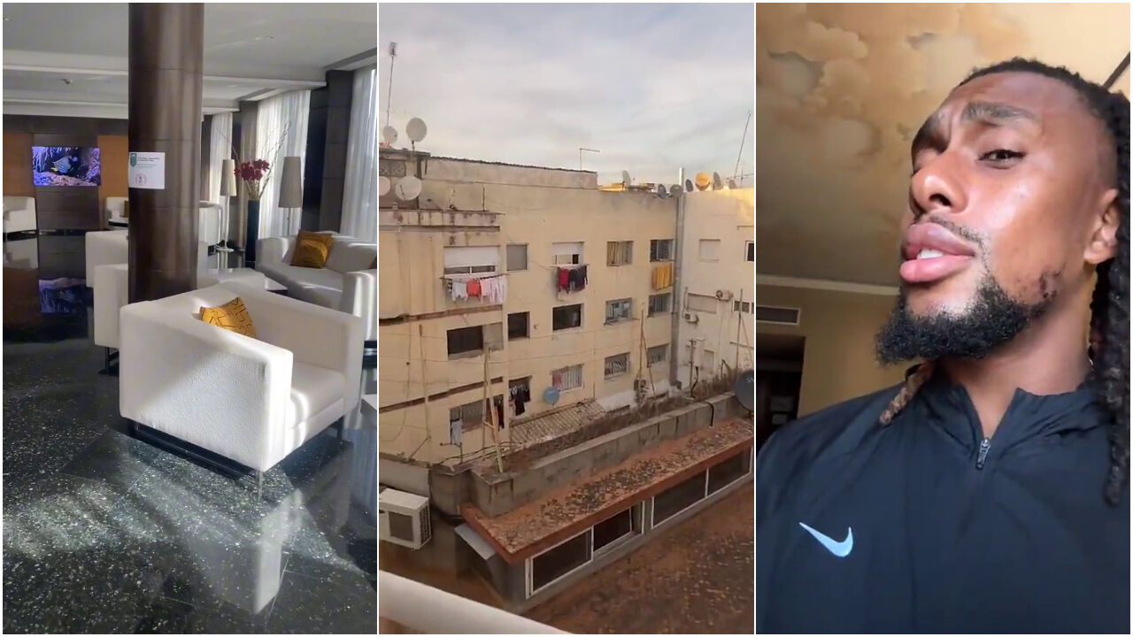 Hotel onde está hospedada a seleção nigeriana em Marrocos foi elogiado... até Iwobi mostrar a vista do quarto