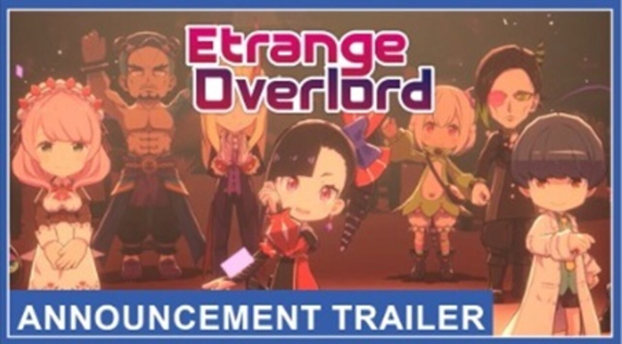 Anúncio do jogo Etrange Overlord da NIS America com Gemdrops e Broccoli.
