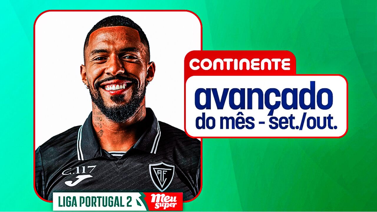 André Clóvis, avançado do Ac. Viseu, eleito o melhor da 2ª Liga em setembro e outubro
