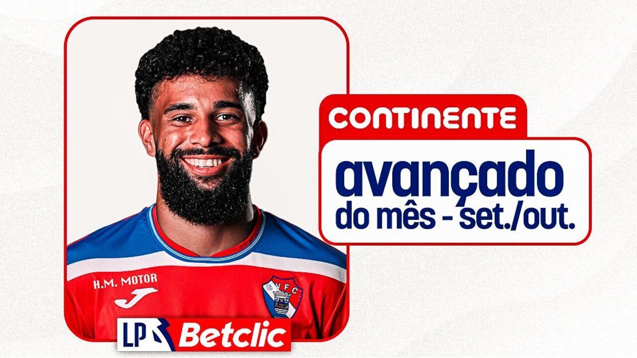 Pablo, do Gil Vicente, é o melhor avançado da 1ª Liga (set/out)