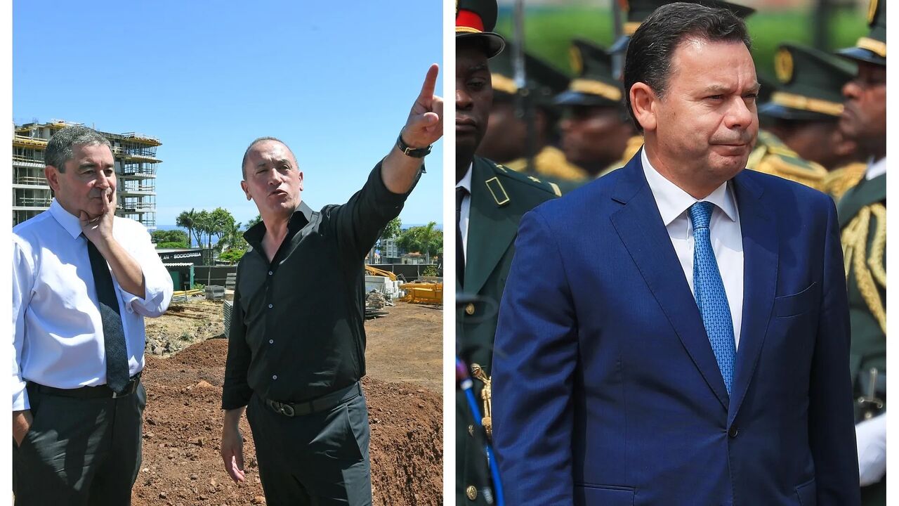 Avelino Farinha (esq.ª) e Custódio Correia estão a ser investigados num dos processos sobre corrupção na ilha da Madeira