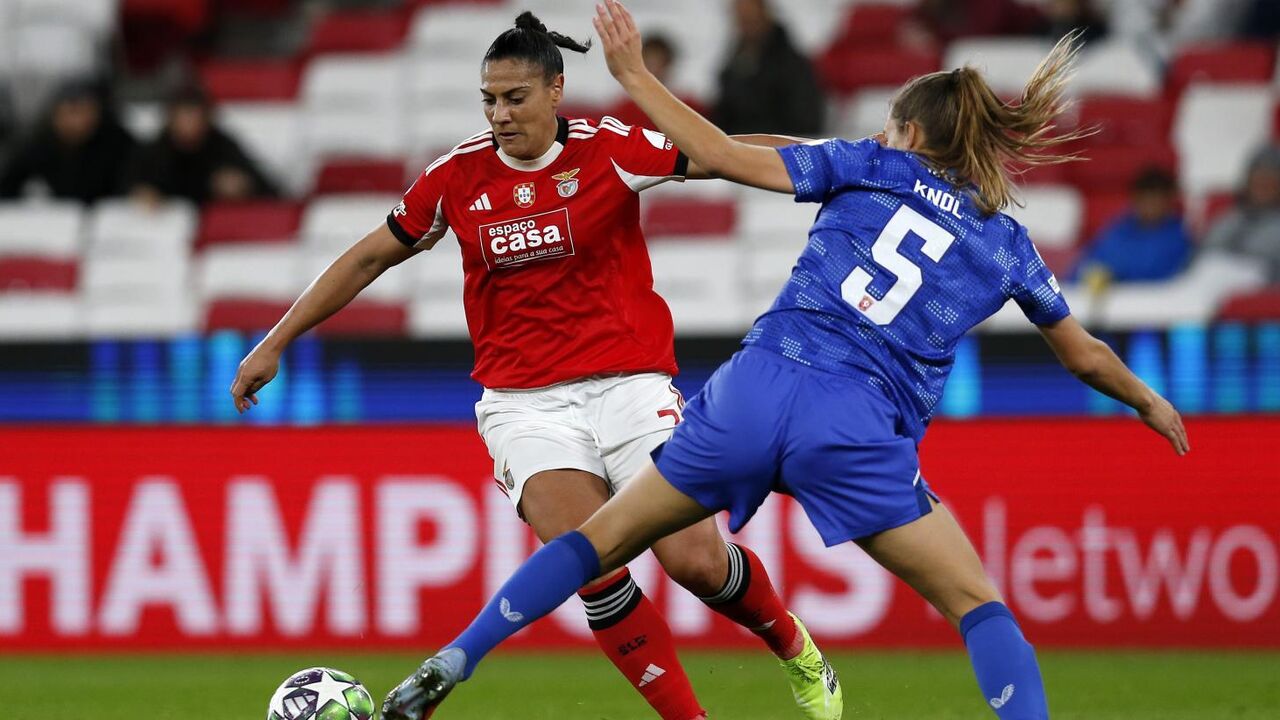 Benfica empata com o Twente na Liga dos Campeões feminina