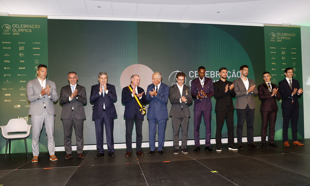 Presidente entrega condecorações a atletas na Celebração Olímpica