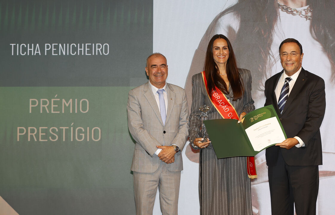Ticha Penicheiro recebe o Prémio Prestígio do Comité Olímpico de Portugal