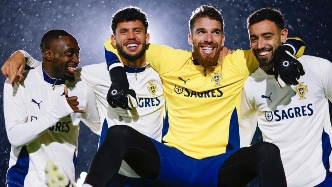 Treino Seleção, José Sá, Bruno Fernandes, Matheus Nunes e Carlos Forbs