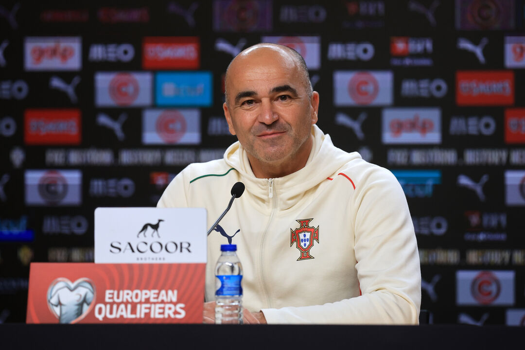 Roberto Martínez na antevisão ao jogo com a Arménia