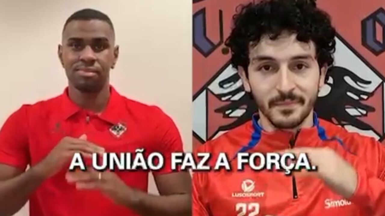 Jogadores da Oliveirense celebram o Dia da Língua Gestual Portuguesa com mensagem de união