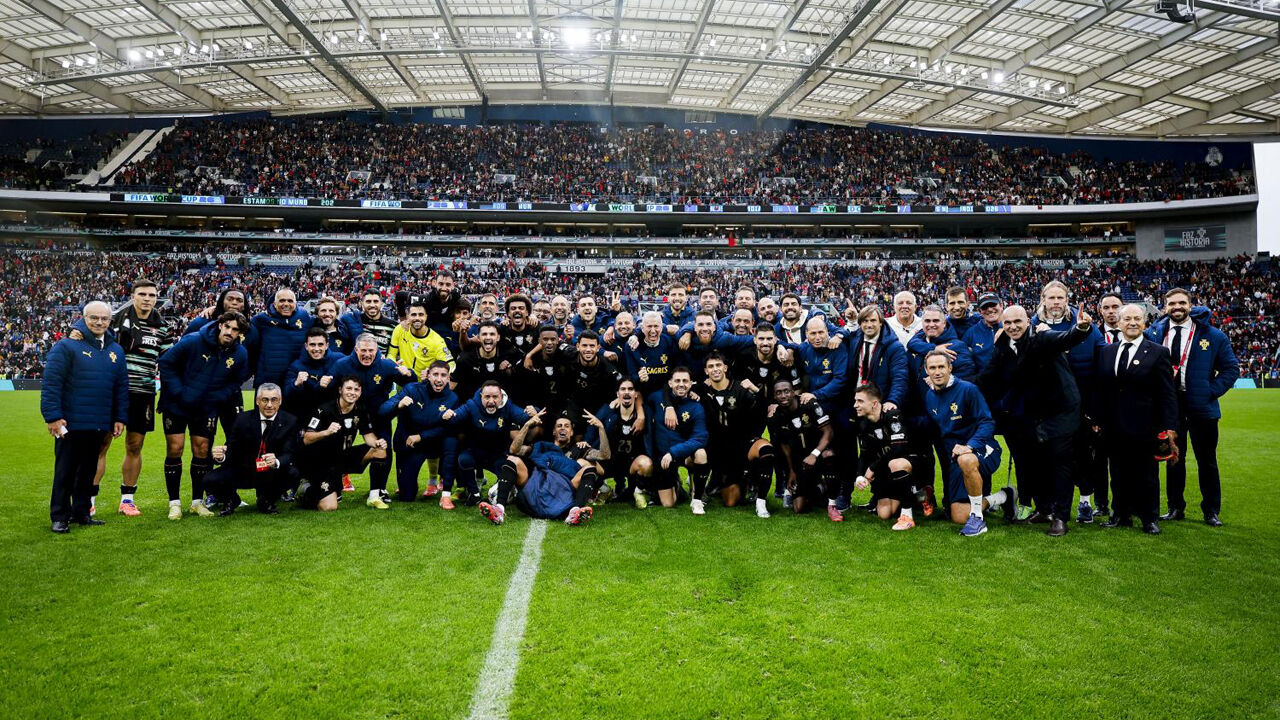 Seleção Nacional festeja a vaga garantida na fase final do Mundial'2026