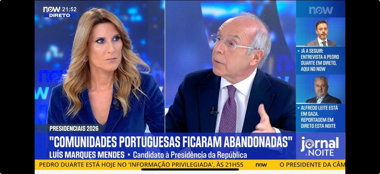 NOW ganha à CNN no prime time com Marques Mendes