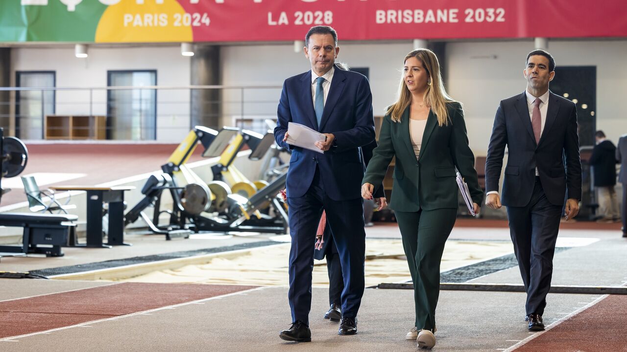 Apresentação do plano para o desporto até 2036 no Centro de Alto Rendimento do Jamor, em Oeiras