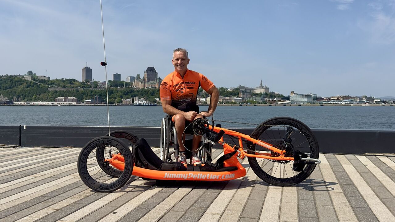 Jimmy Pelletier promove inclusão no desporto durante a sua volta ao mundo