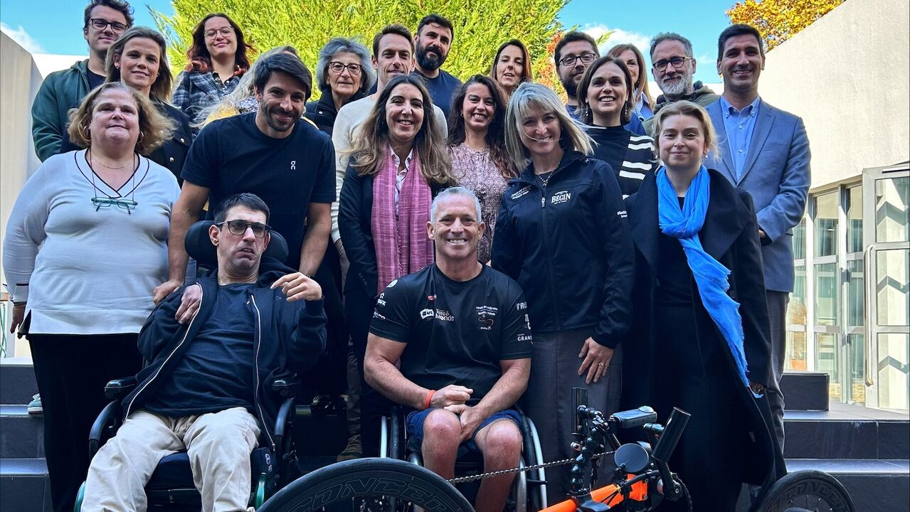 Mesa redonda "Pedalar pela Inclusão" com Jimmy Pelletier e outros atletas