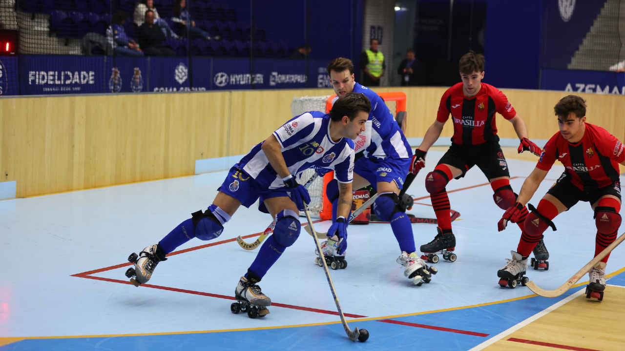 FC Porto vence Reus no Dragão Arena em jogo de hóquei em patins.
