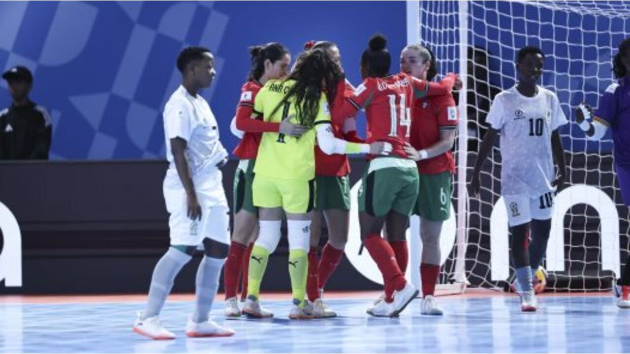 Portugal goleia Tanzânia no Mundial de futsal feminino nas Filipinas