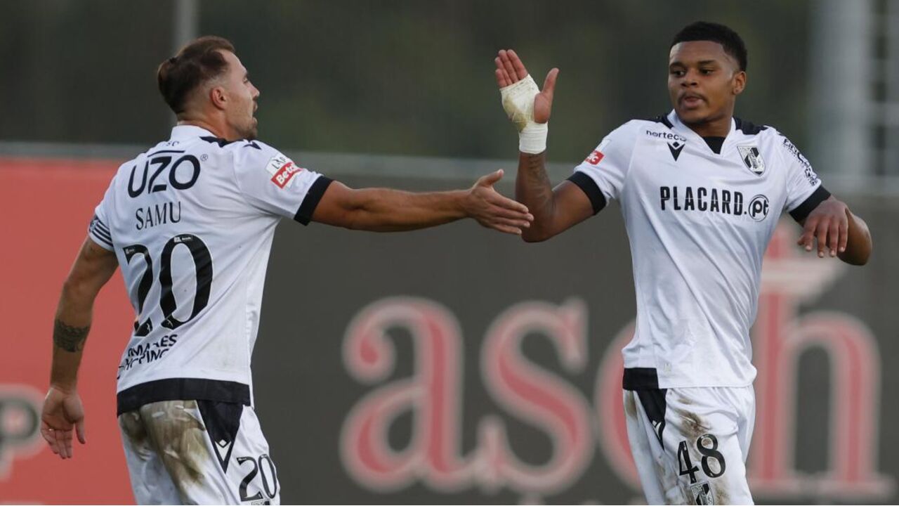 Noah Saviolo destaca-se em jogo do Vitória contra o Mortágua