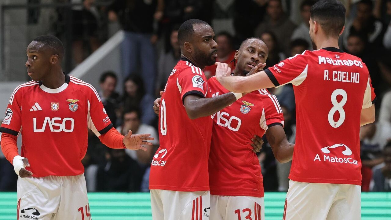 Benfica perto dos 'quartos' da Liga dos Campeões de futsal após vitória contra Araz