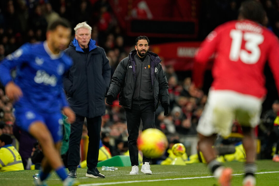 Ruben Amorim irritado com a derrota frente ao Everton