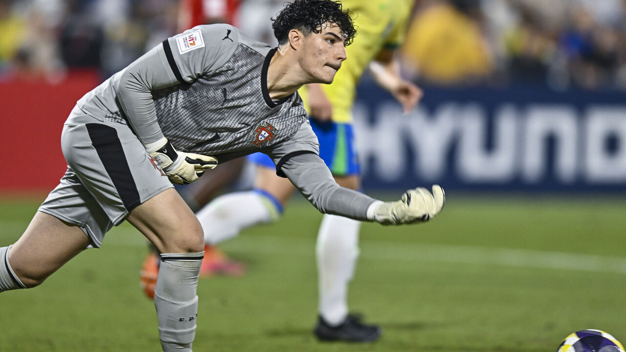 Romário Cunha, guarda-redes do Sp. Braga, em destaque no Mundial de Sub-17