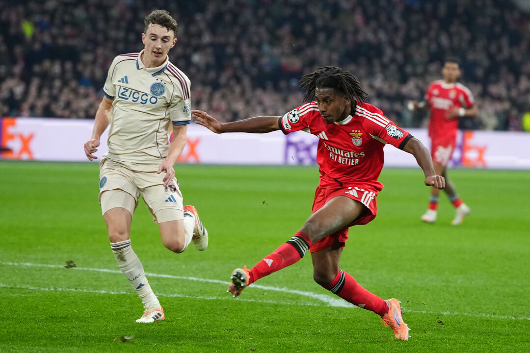 Leandro Barreiro marcou o segundo golo do Benfica frente ao Ajax