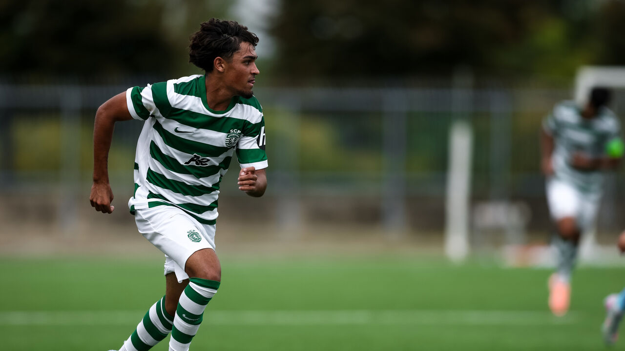 Gabriel Silva em ação na Youth League
