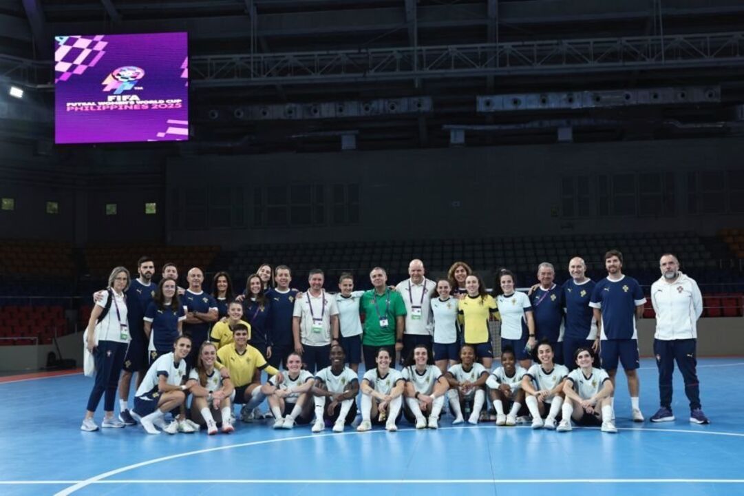 Pedro Dias com a seleção feminina