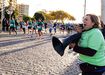 Maratona anima a cidade com corredores e apoiantes