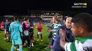 Imagens da confusão no final do Santa Clara-Sporting