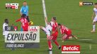 O lance que valeu a expulsão de Blanco diante do Benfica
