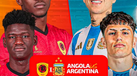 Angola defronta Argentina no próximo dia 14