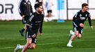 Rafa Silva durante o treino do Besiktas