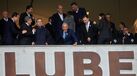 Marcelo Rebelo de Sousa na tribuna do Dragão