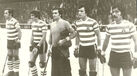 Júlio Rendeiro (o primeiro hoquista à esquerda) na equipa maravilha do Sporting
