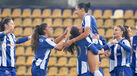 Jogadoras do FC Porto a festejar