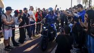 Miguel Oliveira recebido em festa em Portimão para o MotoGP