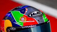 Capacete especial de Miguel Oliveira para a corrida em Portimão