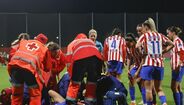 Andrea Medina, jogadora do Atlético Madrid, sofreu traumatismo cranioencefálico num jogo contra a Juventus