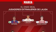 Onze ideal da Liga espanhola só com jogadores estrangeiros segundo a 'Marca'
