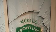 Núcleo do Sporting de Vila Nova de Famalicão vandalizado durante jogo de futsal