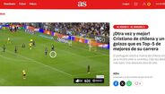 AS (Espanha): «Outra vez e melhor! Cristiano de bicicleta e um golaço que é top-5 dos melhores da carreira»