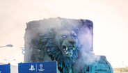 Leão gigante da Playstation surge em Alvalade como ação de parceria oficial da Champions League