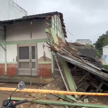 <![CDATA[ Subida de rios, colapso de casas e evacuações em massa enquanto tempestade tropical se aproxima de Taiwan ]]>