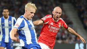 Duelo entre Froholdt e Aursnes no clássico entre FC Porto e Benfica