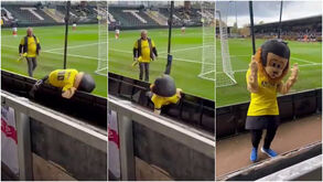 Insólito: mascote de clube inglês aparece alcoolizada e é expulsa do estádio